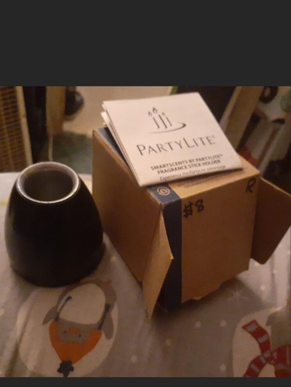 Partylite smartscents black soapstone holder